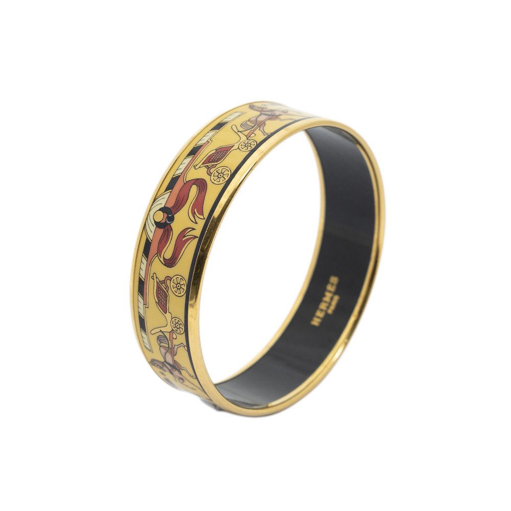 Hermes Enamel Bangle MM